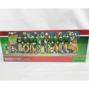 Aquarius Elf 1000 Piece Jigsaw Puzzle 12x36 Buddy the Elf Will Ferrell 73-043
